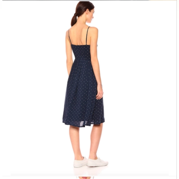 BB Dakota Sloane navy w/white polka dots size 10 - Picture 10 of 16